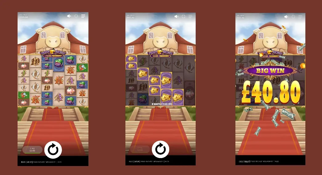 Piggy Riches Megaways on Iphone 17